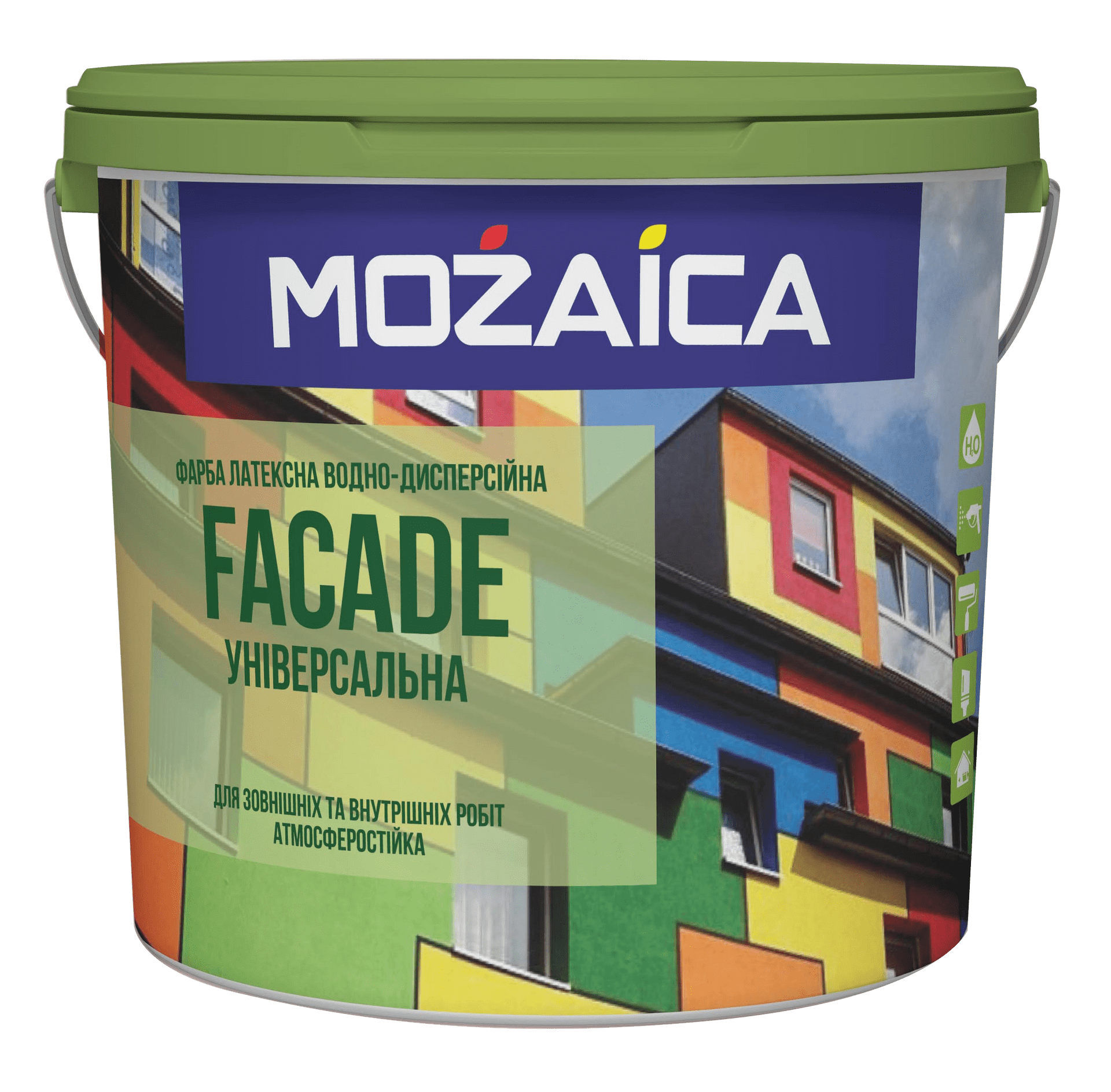 Фарба акрилова універсальна FACADE TM MOZAICA 14 кг